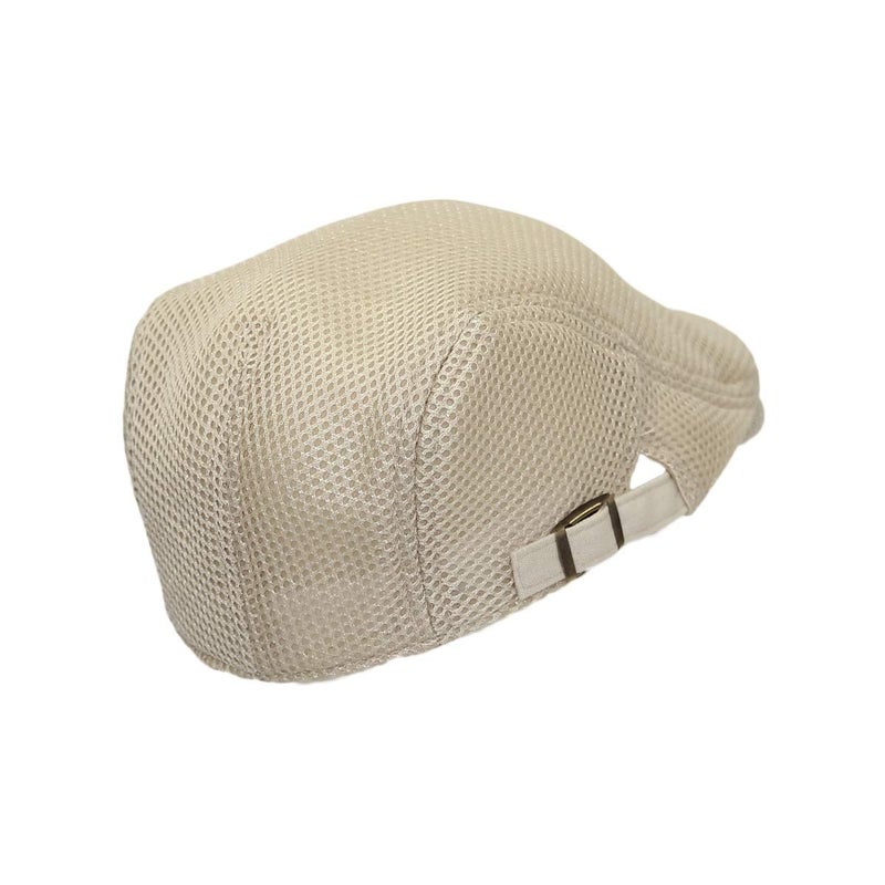 WITHMOONS Ivy Cap Summer Mesh Newsboy Irish Golf Hats MZ30038 (Mesh_Beige) - Image 3